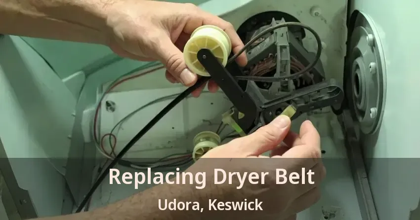 Replacing Dryer Belt Udora, Keswick - ON